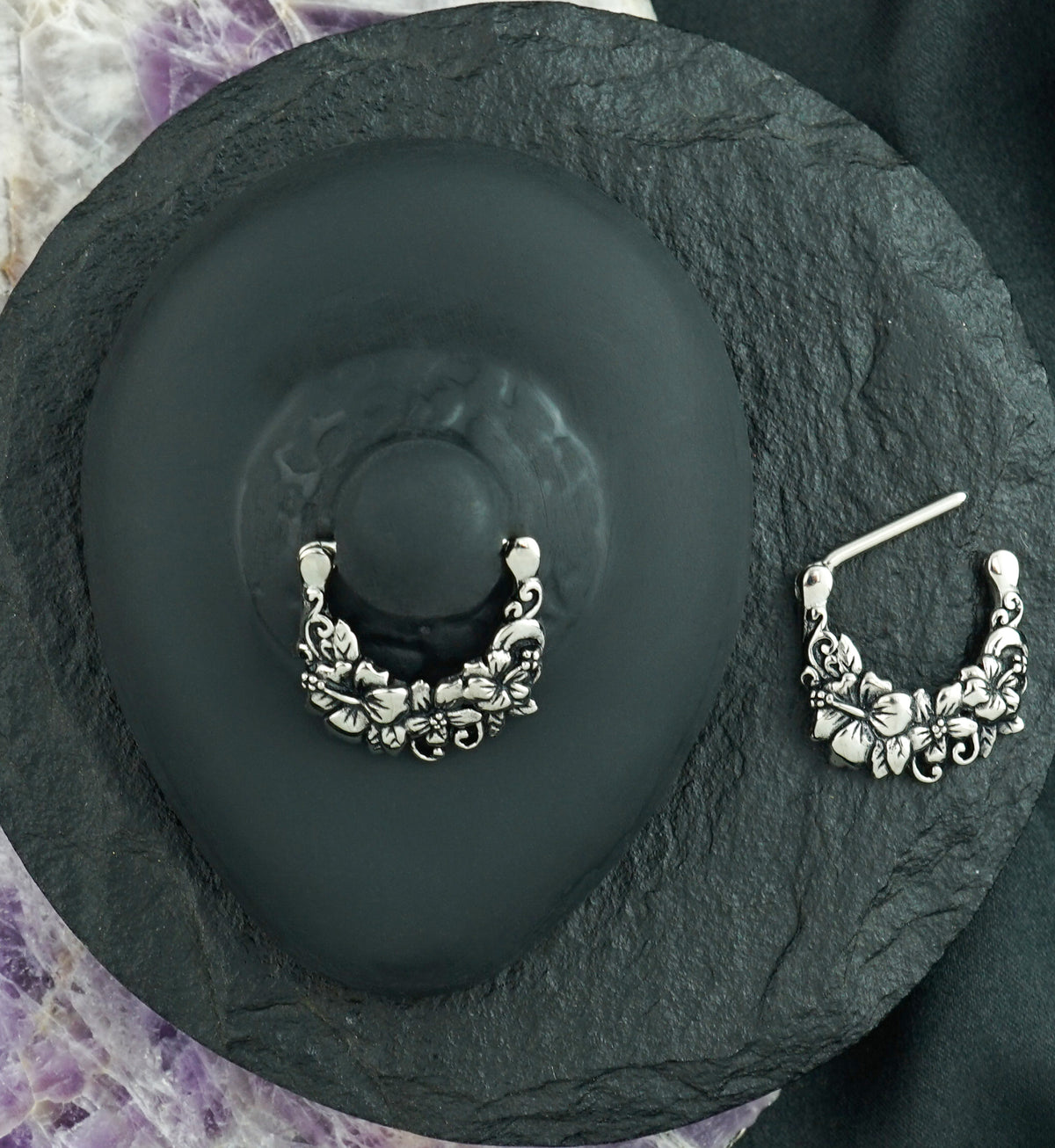 14G Hibiscus Nipple Clicker