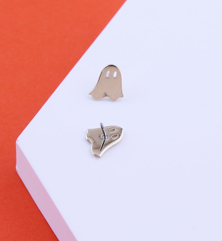 14kt Gold Sheet Ghost Threadless Top