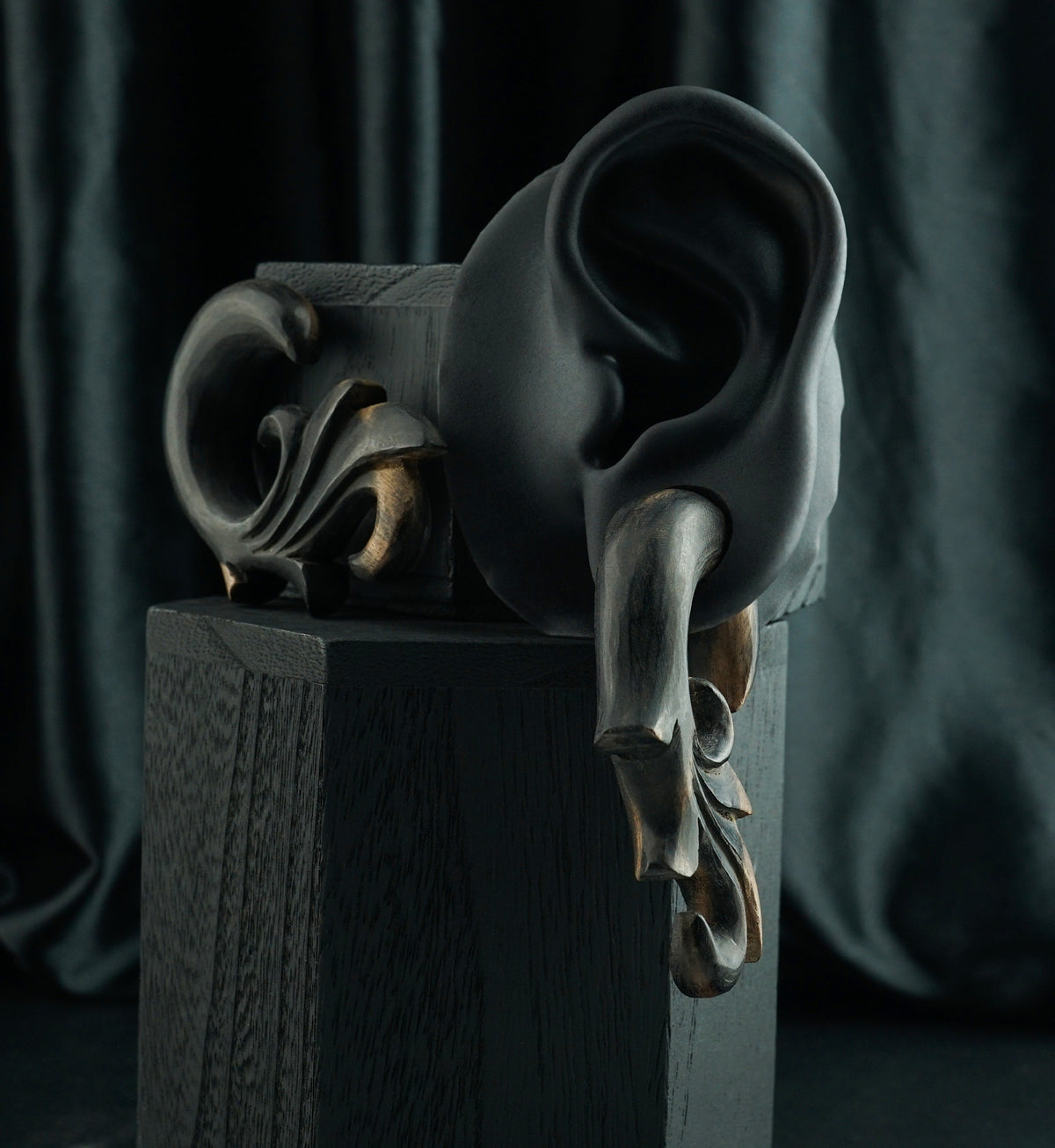 Areng Wood Ornamental Spirals