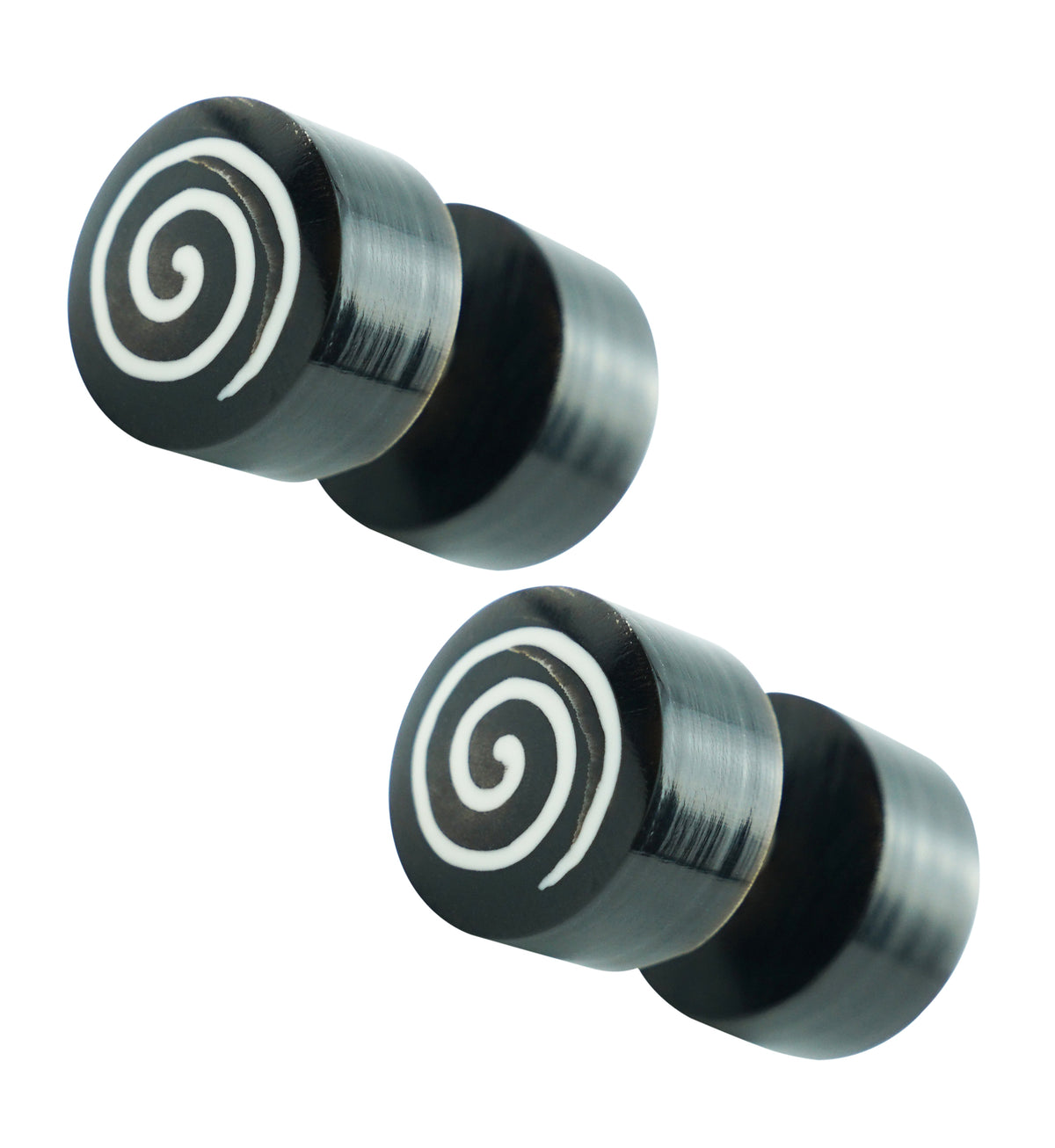 Black Horn Hypnotic Fake Gauges Plugs