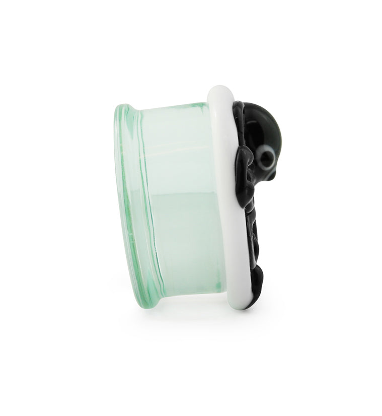 Black Octopus Glass Plugs