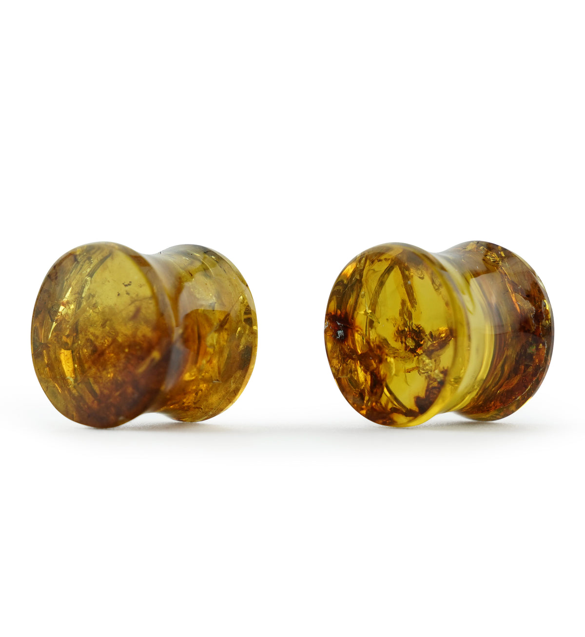 Chiapas Amber Plugs 00G (10mm) - Version 3