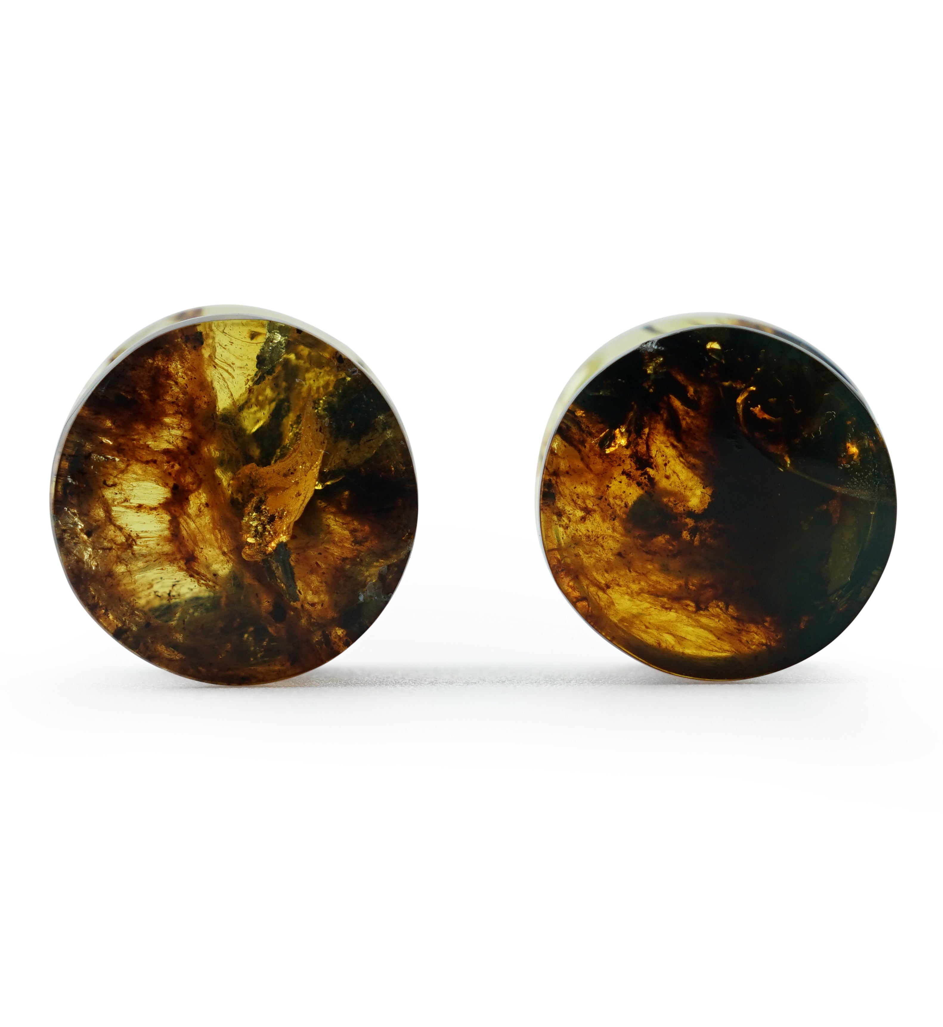 Chiapas Amber Plugs 7/16" (11mm) Version 8