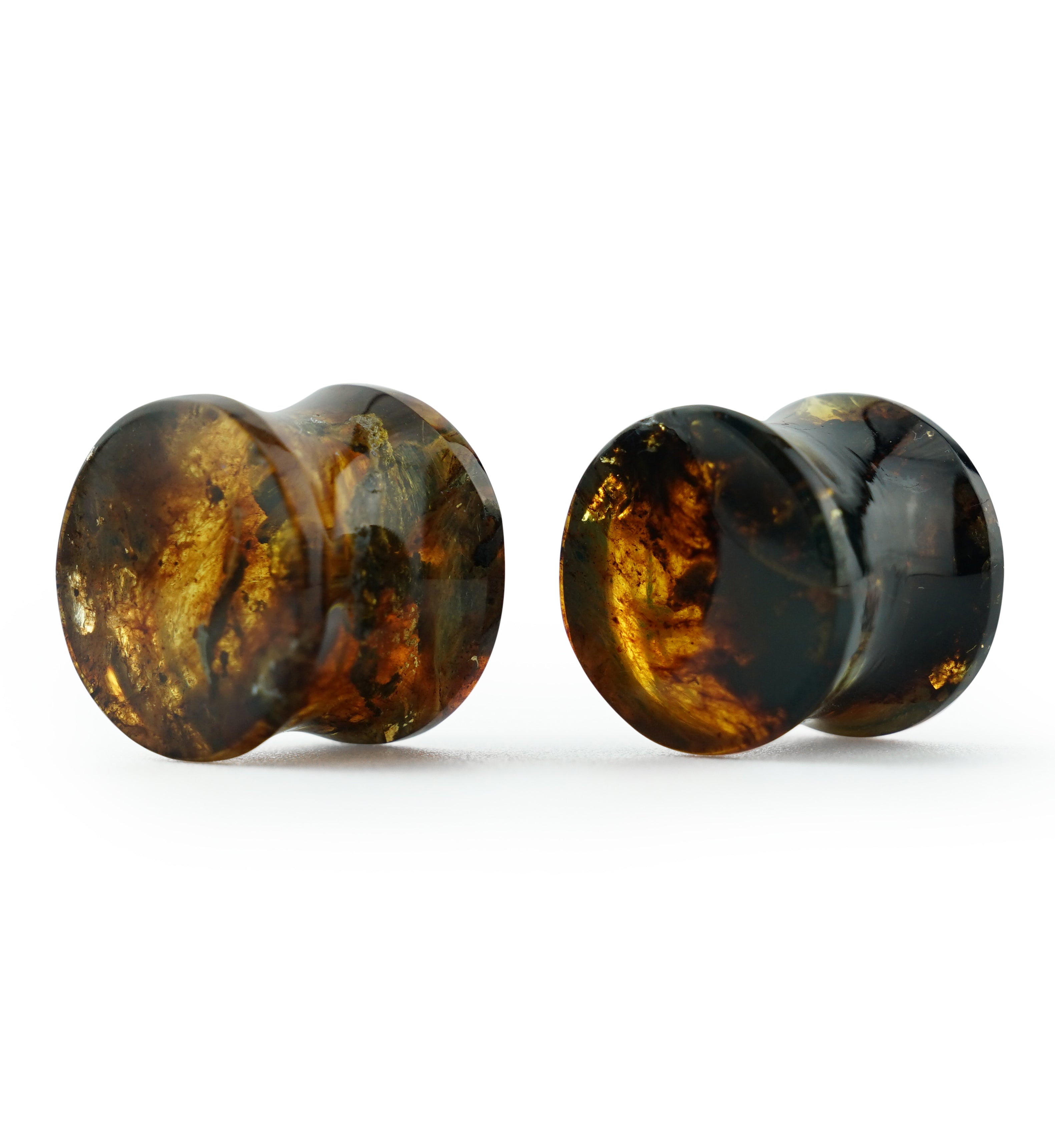 Chiapas Amber Plugs 7/16" (11mm) Version 8