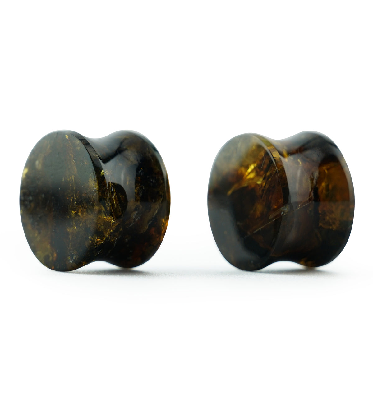 Chiapas Amber Plugs 9/16" (14mm) - Version 1