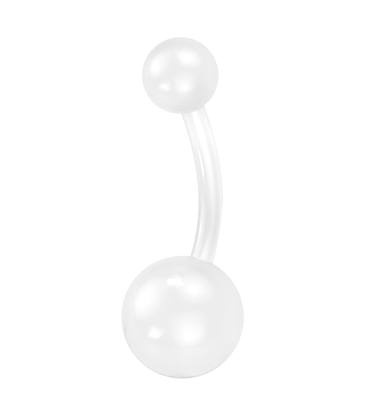Clear Bioflex Belly Button Ring by Urban Body Jewelry