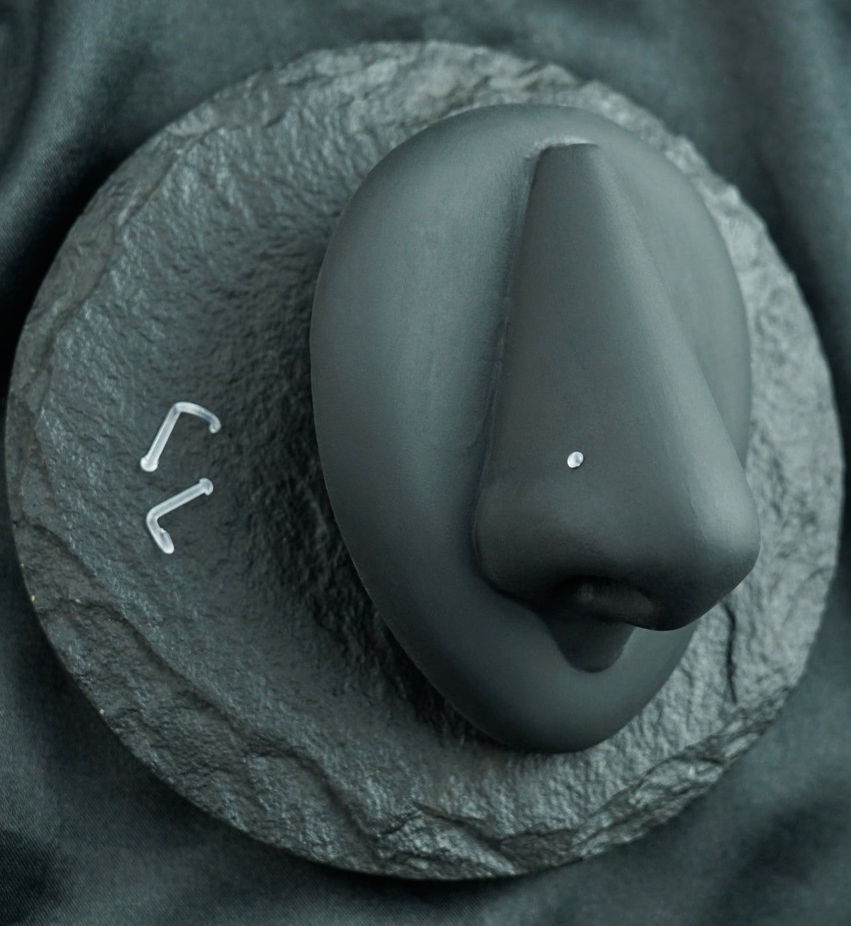 Clear Nose Ring Retainer