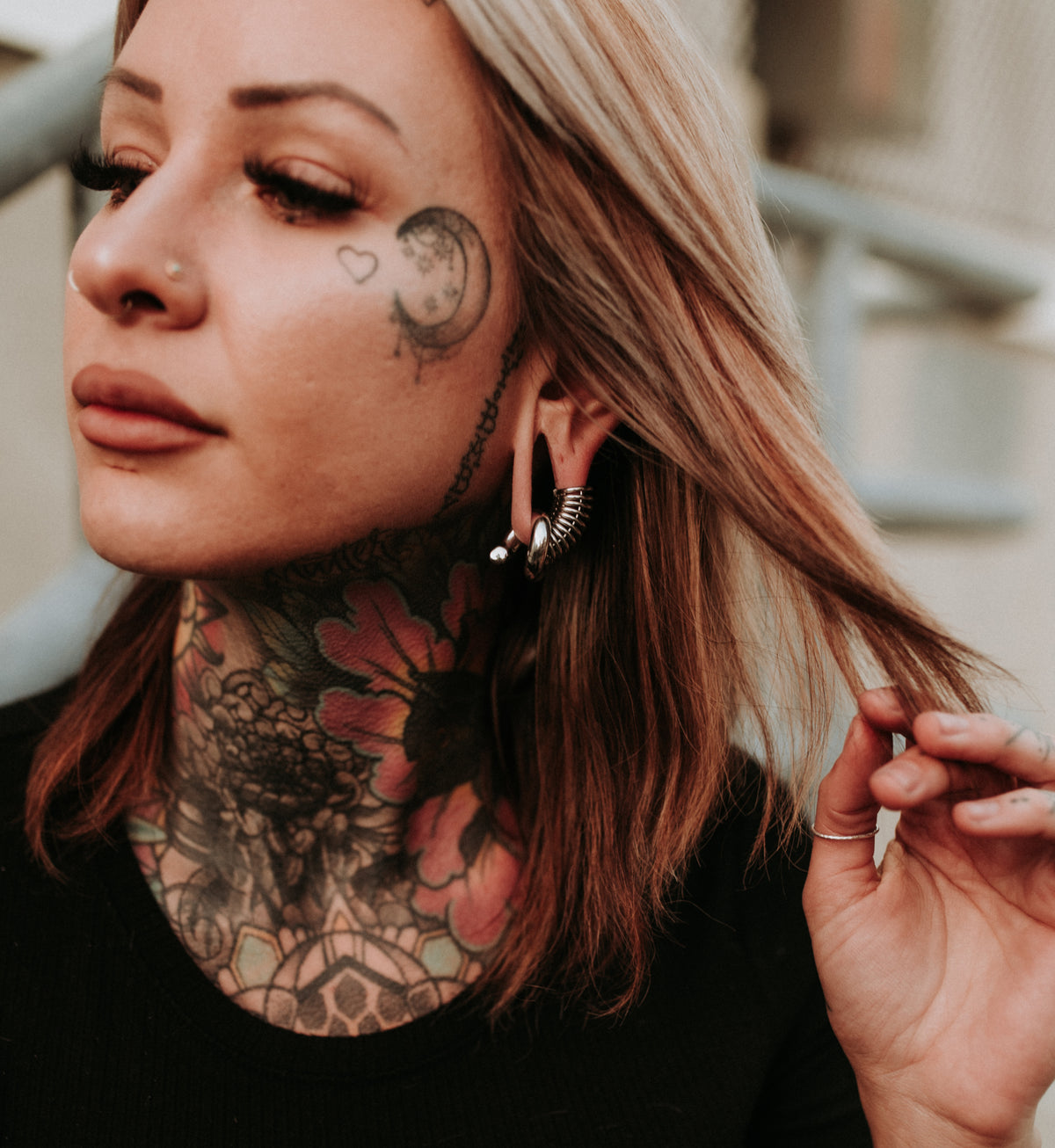 Coil White Brass Ear Weights