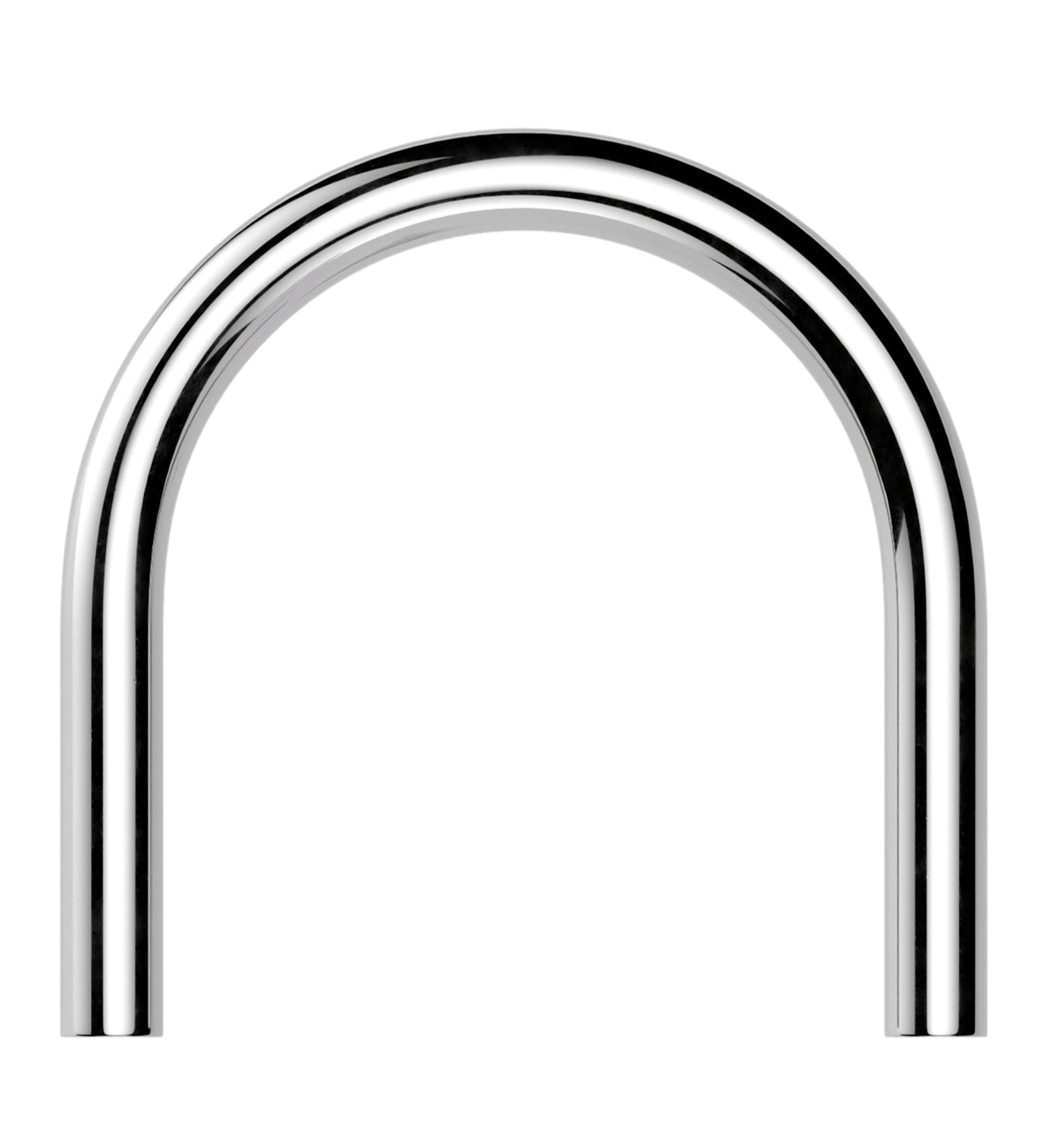 Custom U-Shape Titanium Threadless Circular Barbell by Urban Body Jewelry