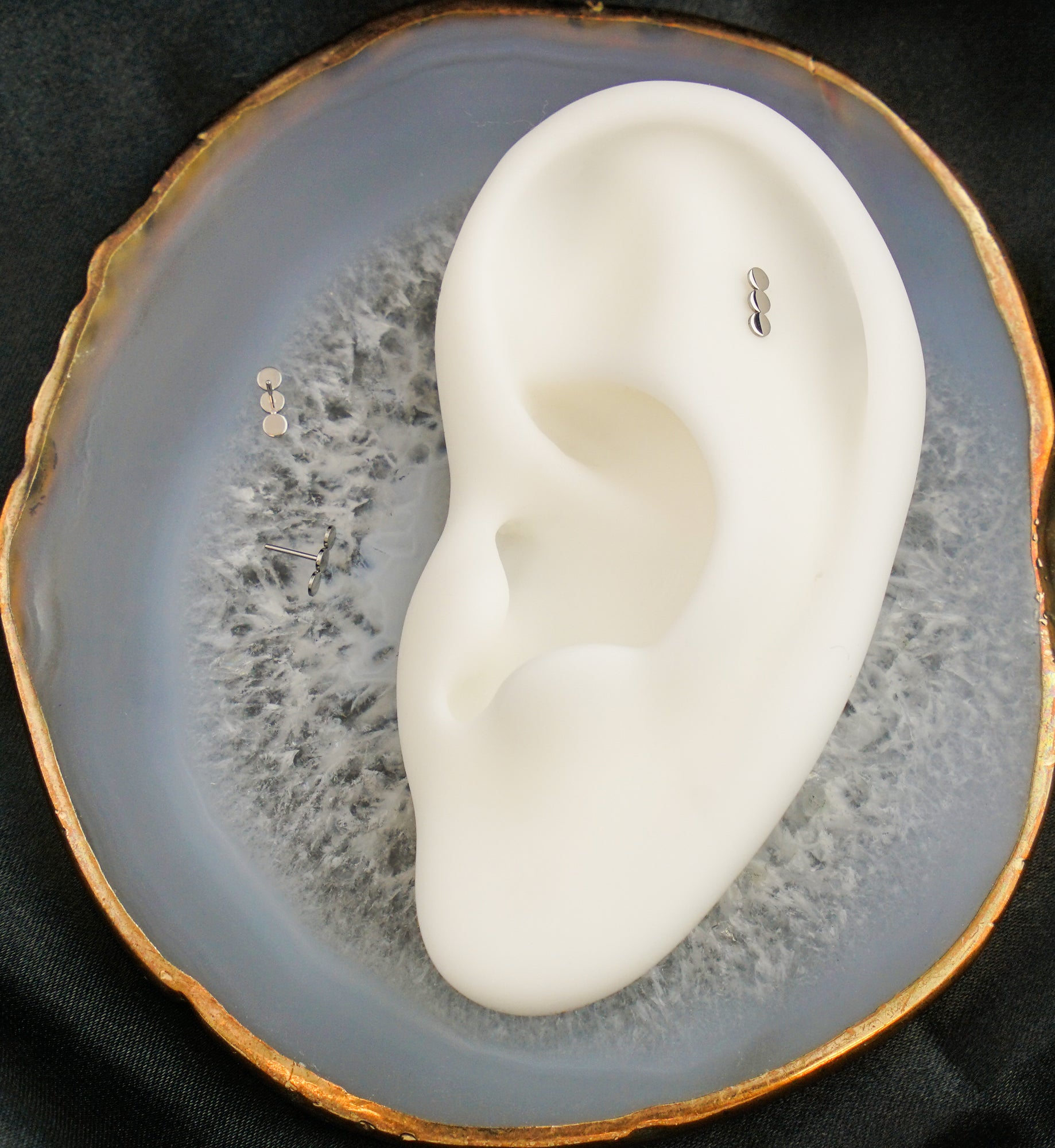Flat Triple Sphere Threadless Titanium Top