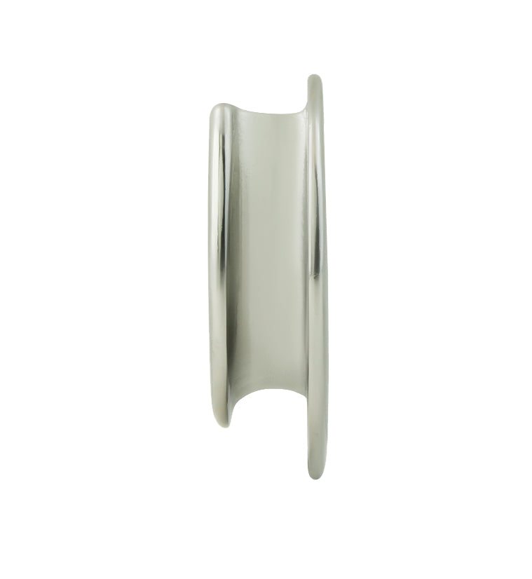 Geo Pave Clear CZ Stainless Steel Saddles