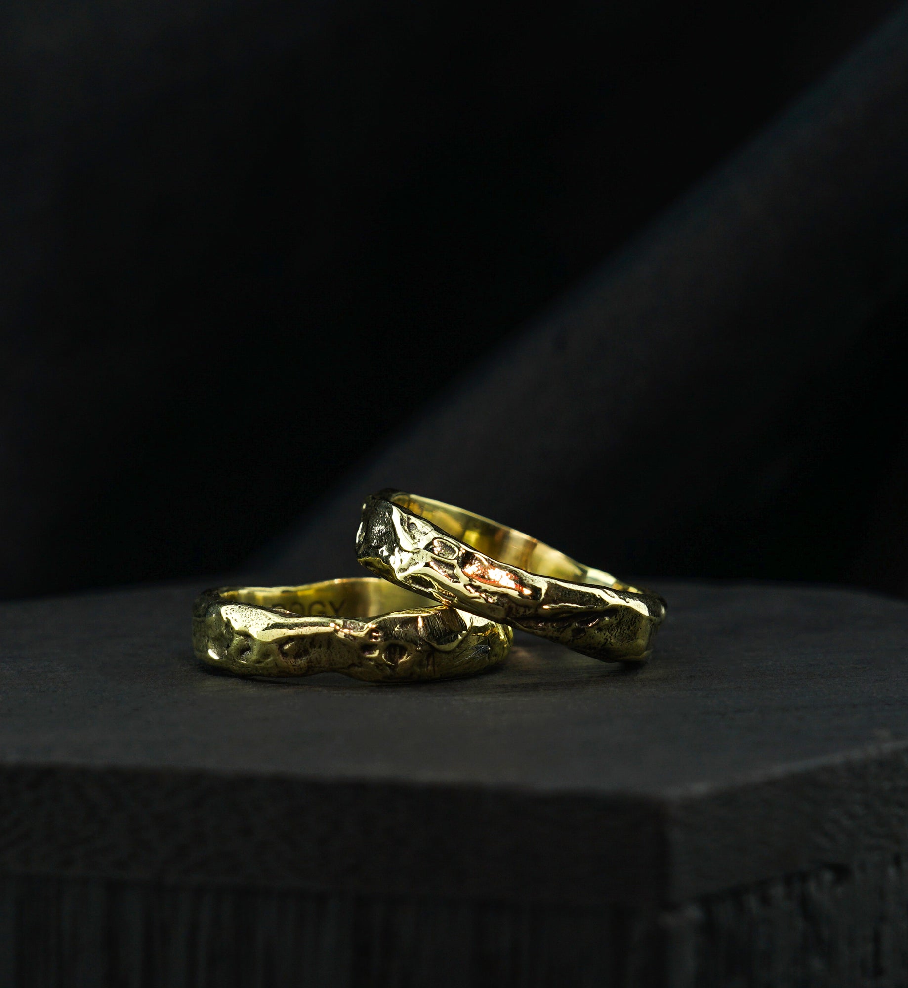 Hammered Brass Ring