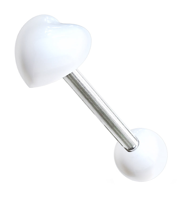 Heart Tongue Ring