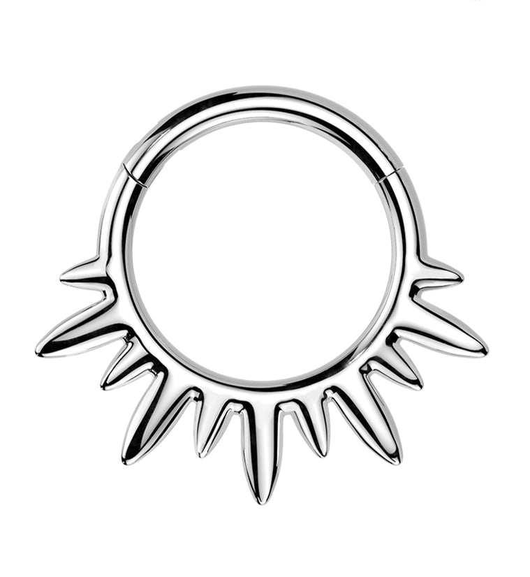 Magnetic Flux Titanium Hinged Segment Ring