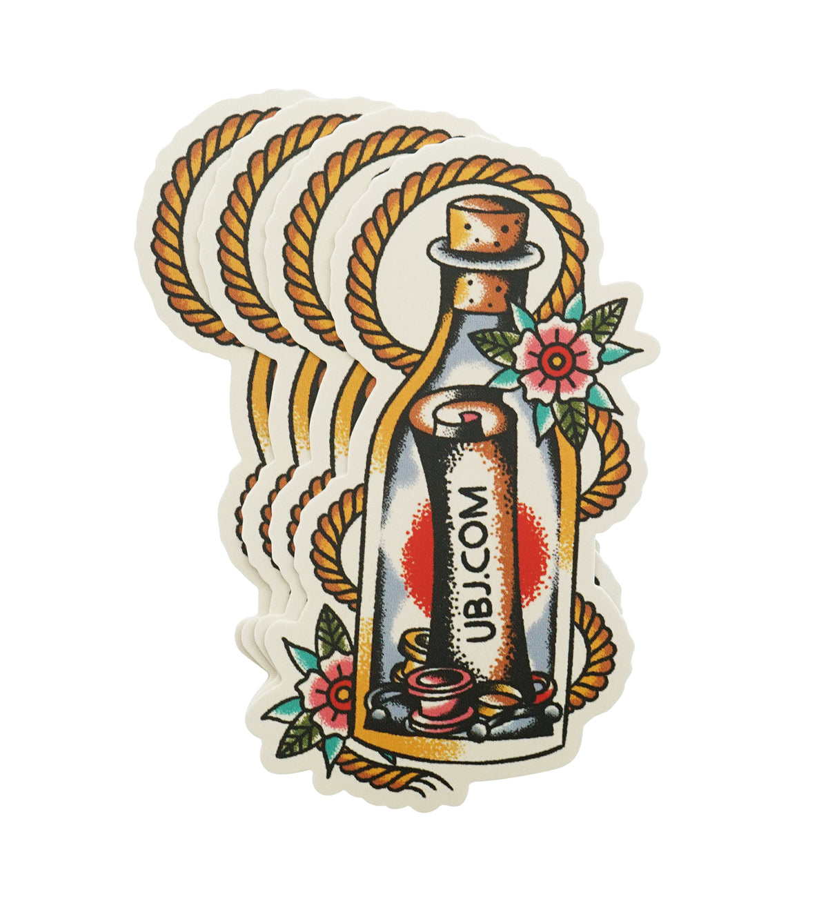 Message in a Bottle Sticker Pack (4 pack)