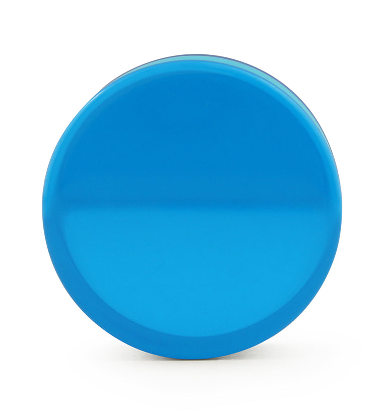 Ocean Blue Glass Plugs