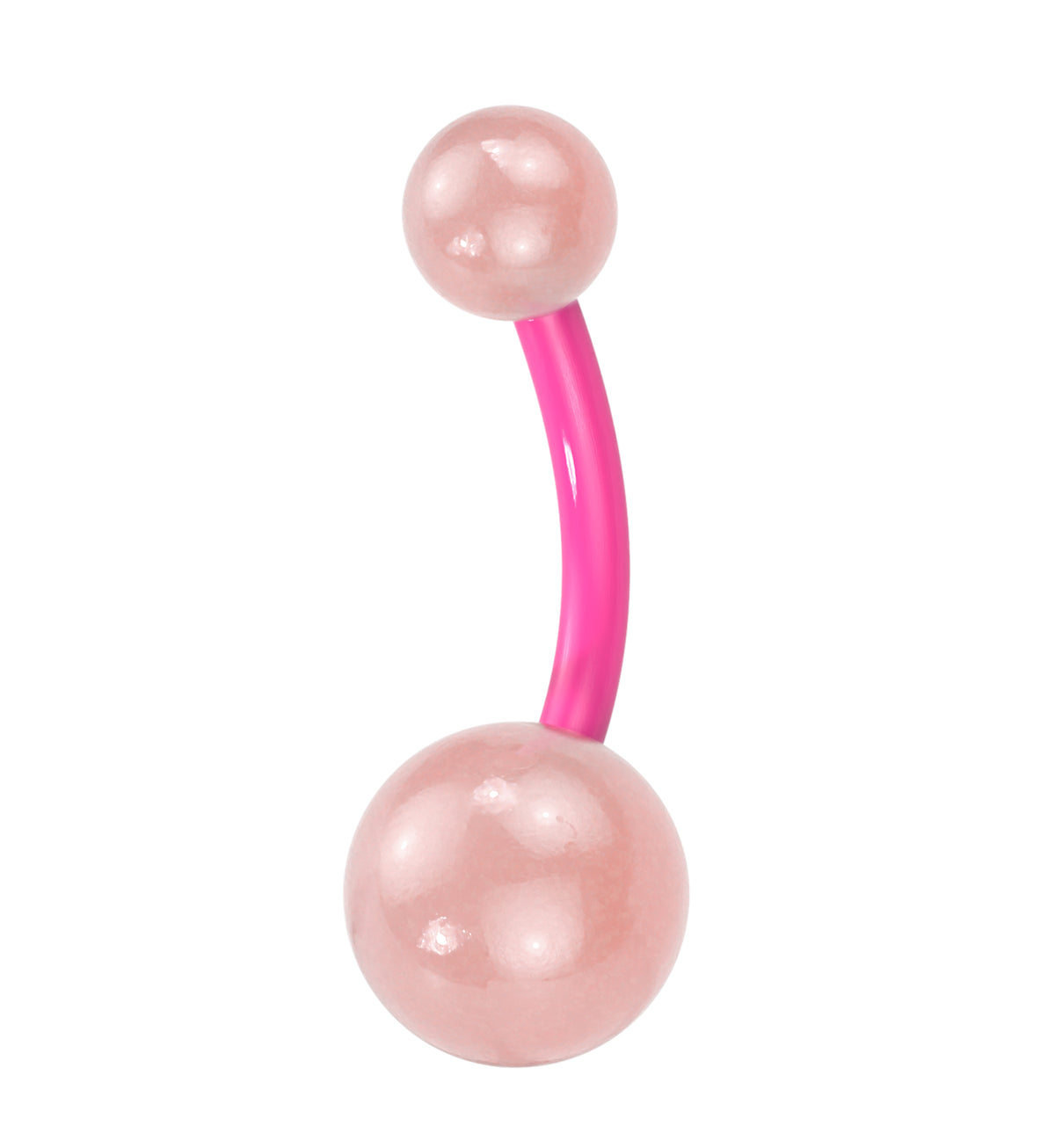 Pink Bioflex Belly Button Ring by Urban Body Jewelry