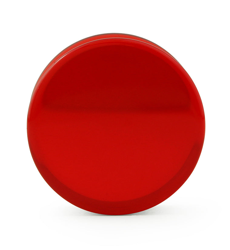 Red Glass Plugs