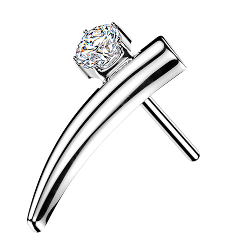 Slash CZ Titanium Threadless Top