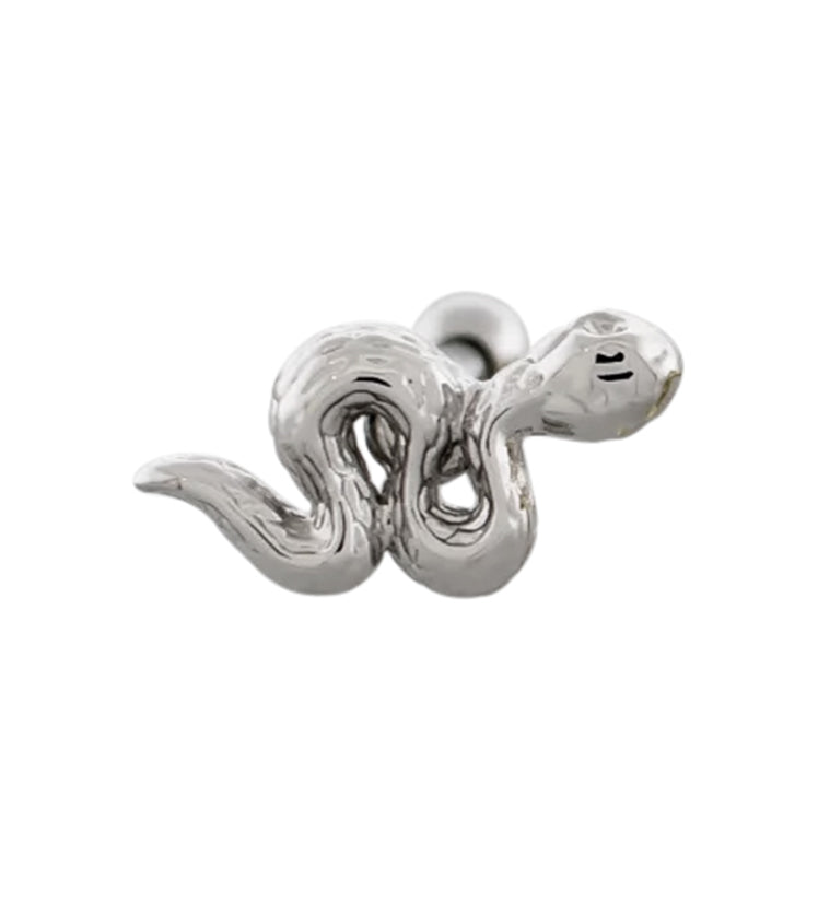 Snake Stainless Steel Cartilage Barbell