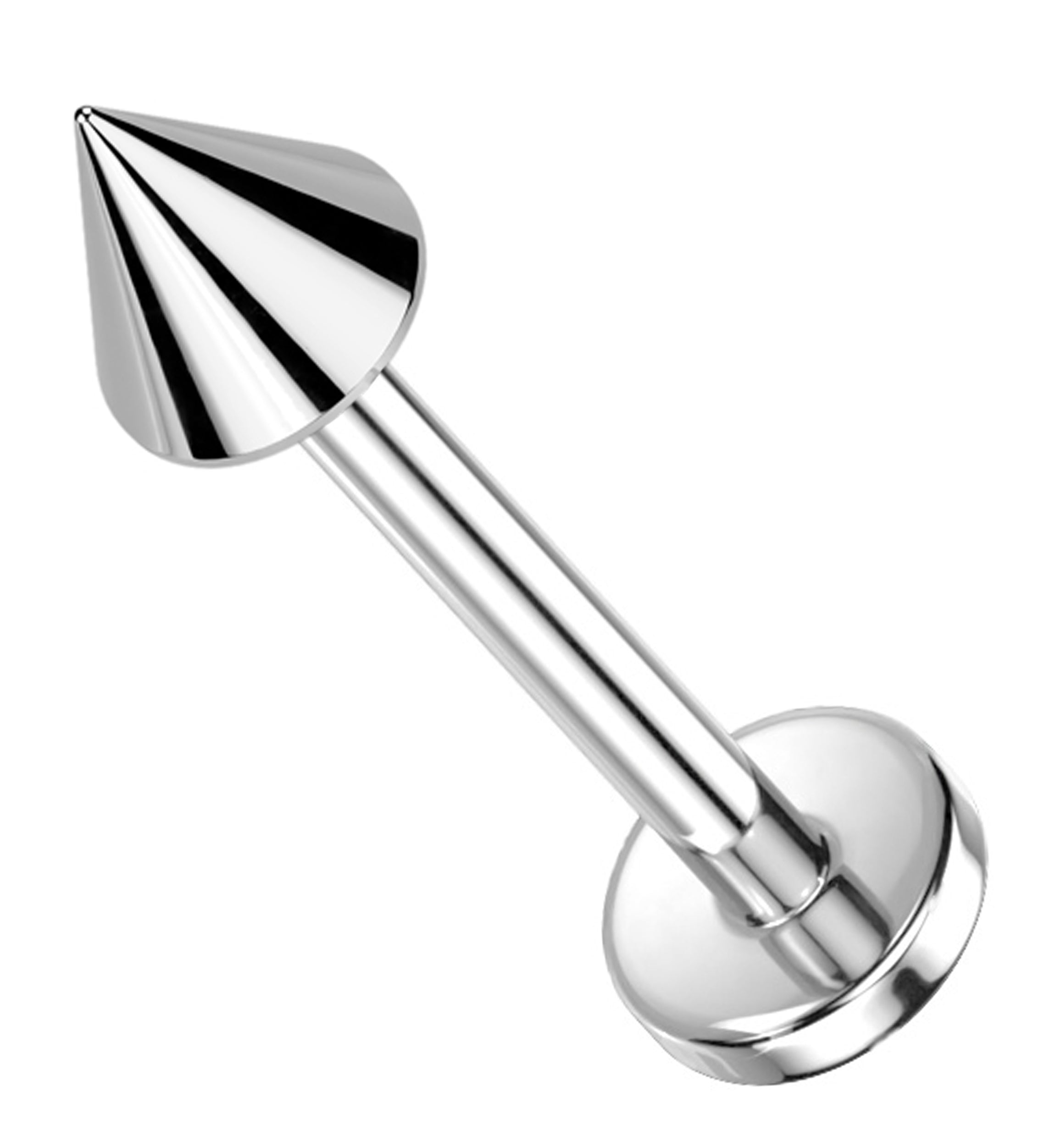 Spiked Titanium Threadless Labret