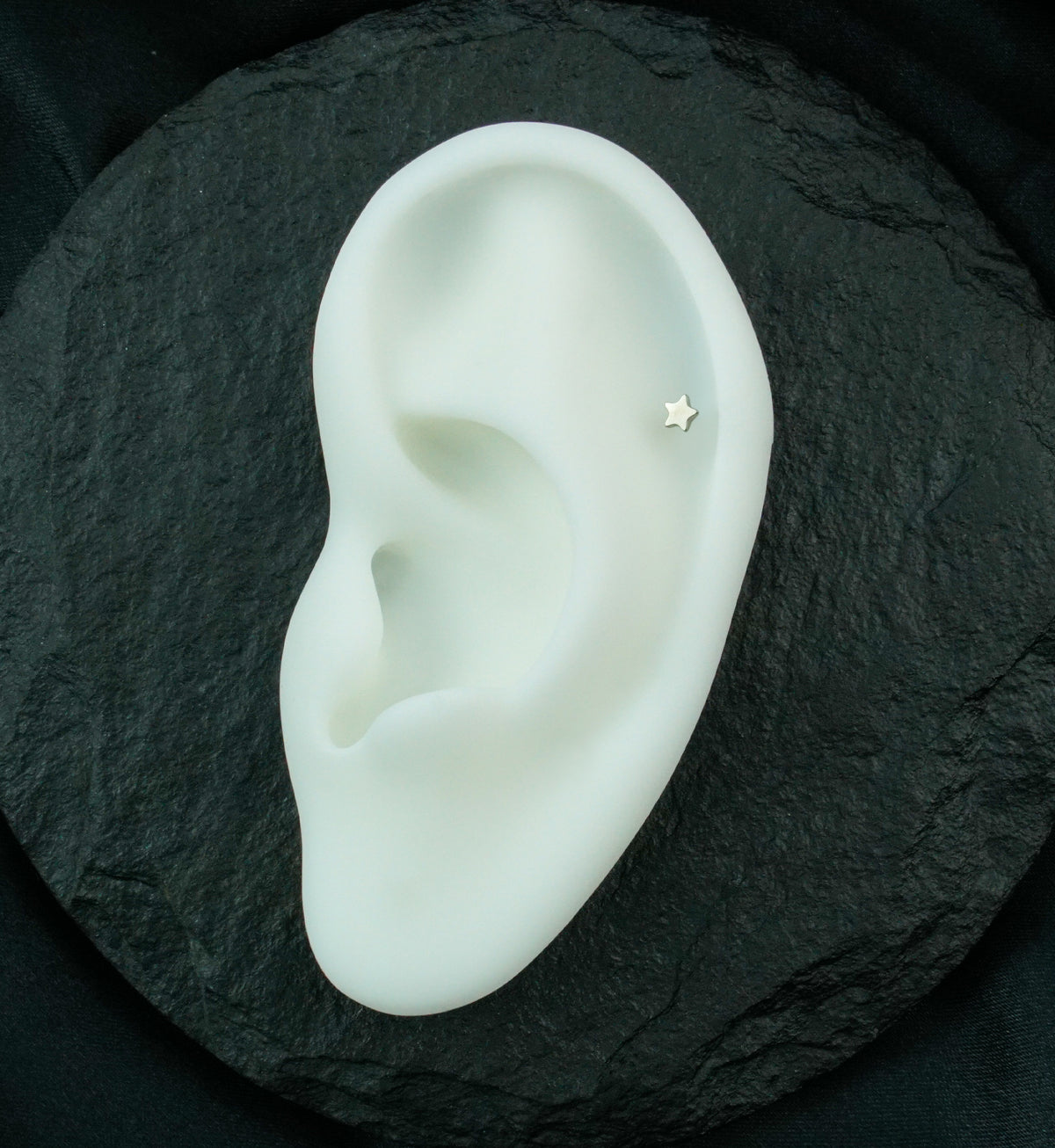 Star Titanium Threadless Labret
