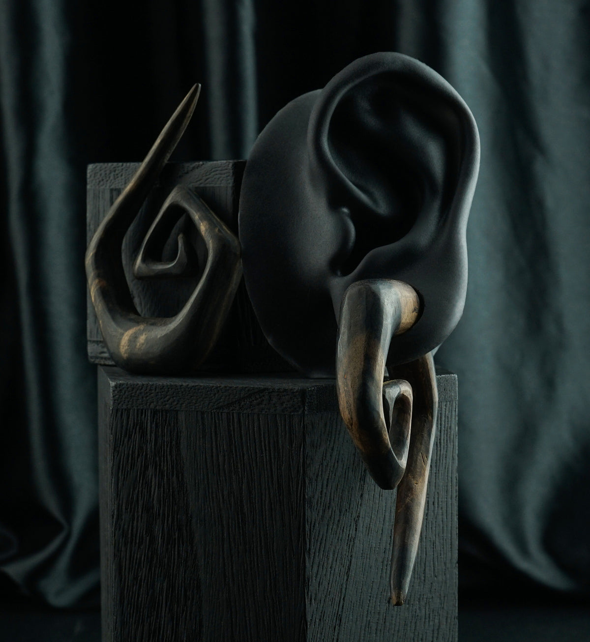 Straight Edge Wooden Spirals