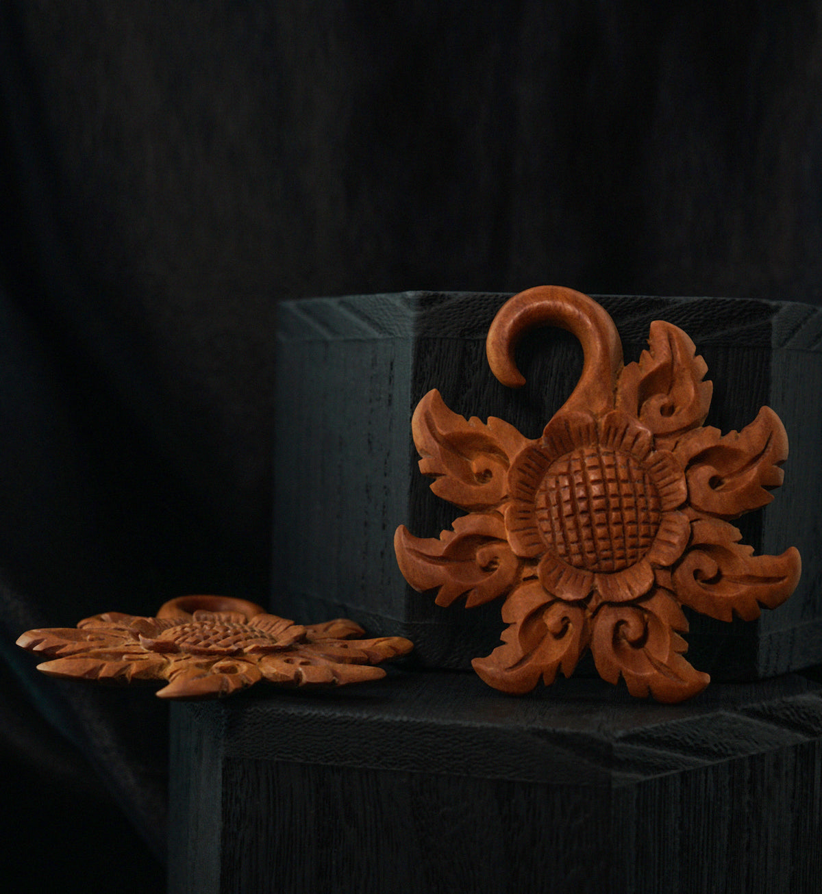 Tribal Flower Wooden Hangers
