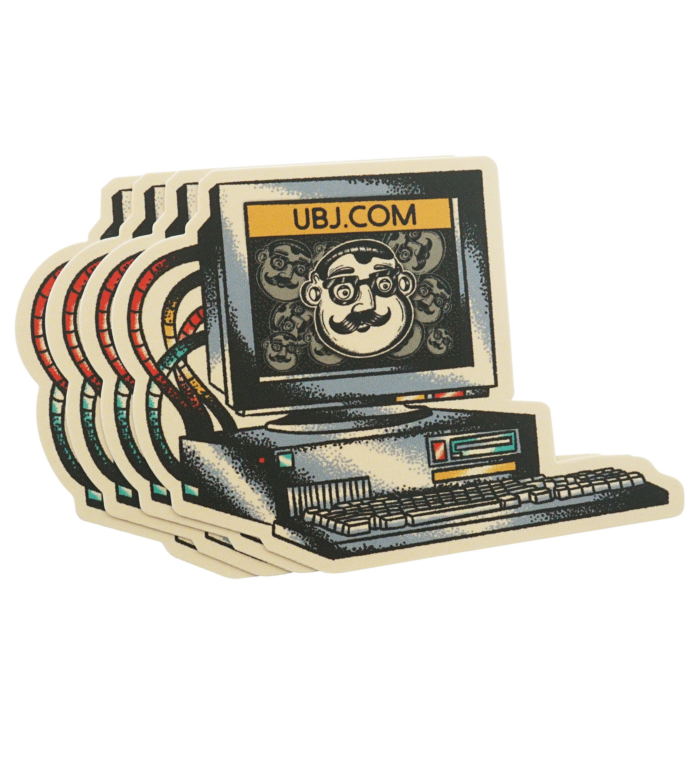 Vintage Sticker Pack (4 pack)