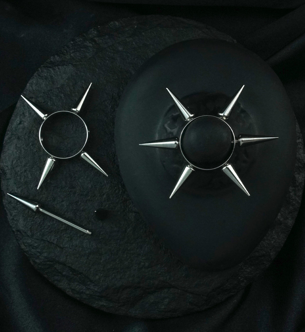 XL Spiked Nipple Rings