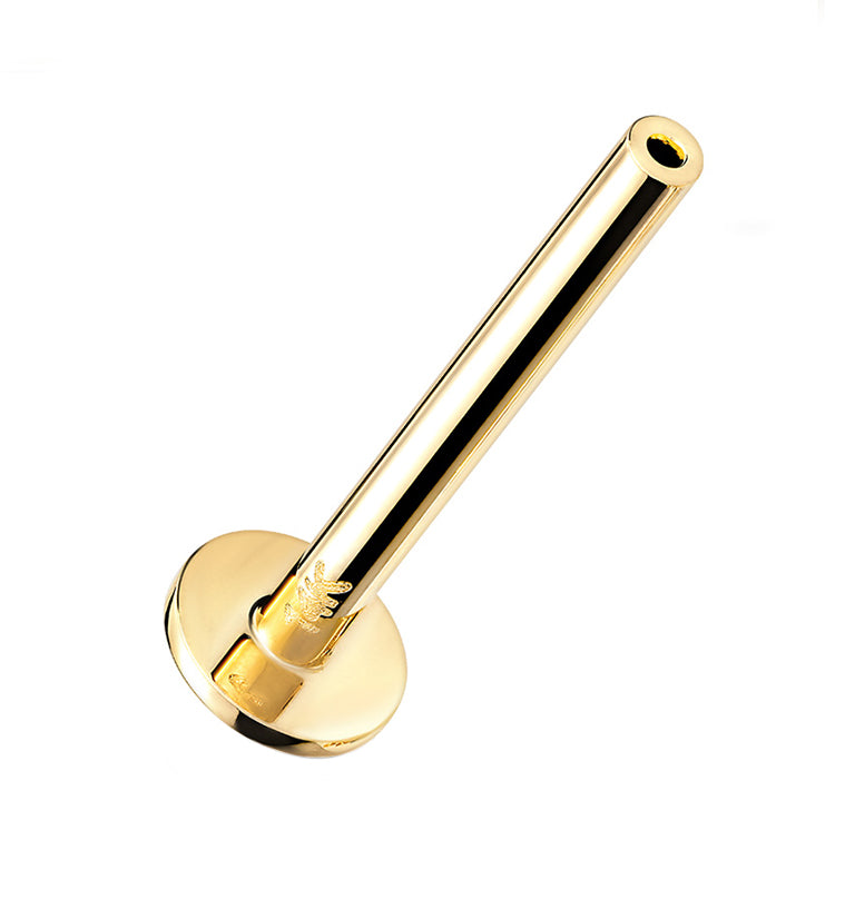 14kt Gold Threadless Labret
