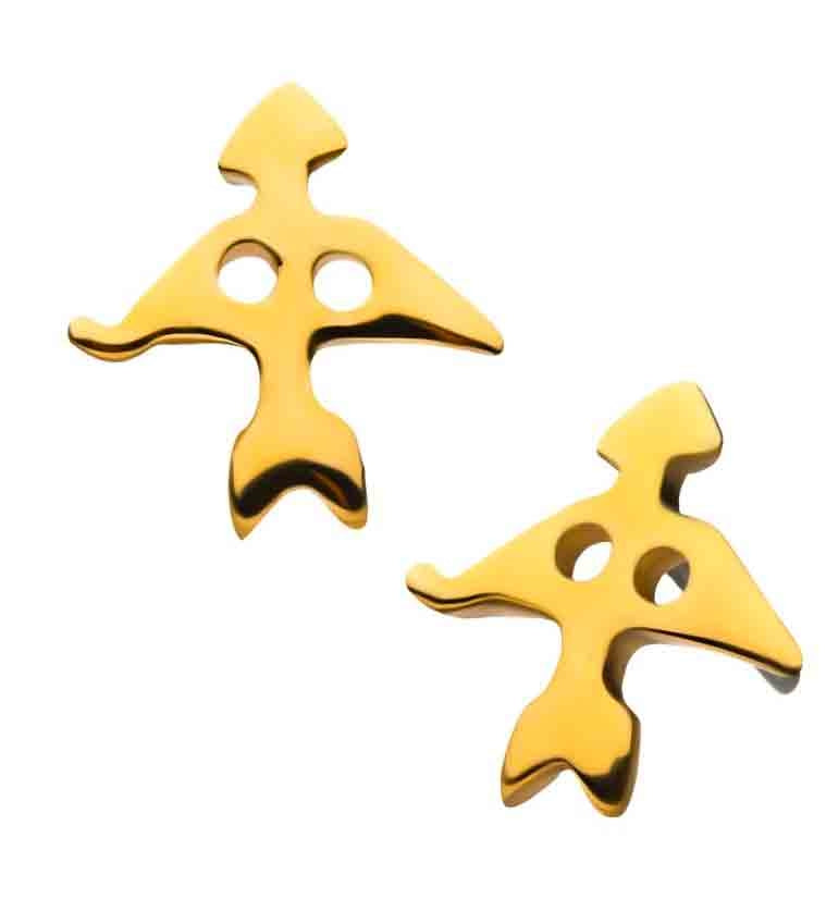 14kt Gold Sagittarius Zodiac Sign Threadless Top