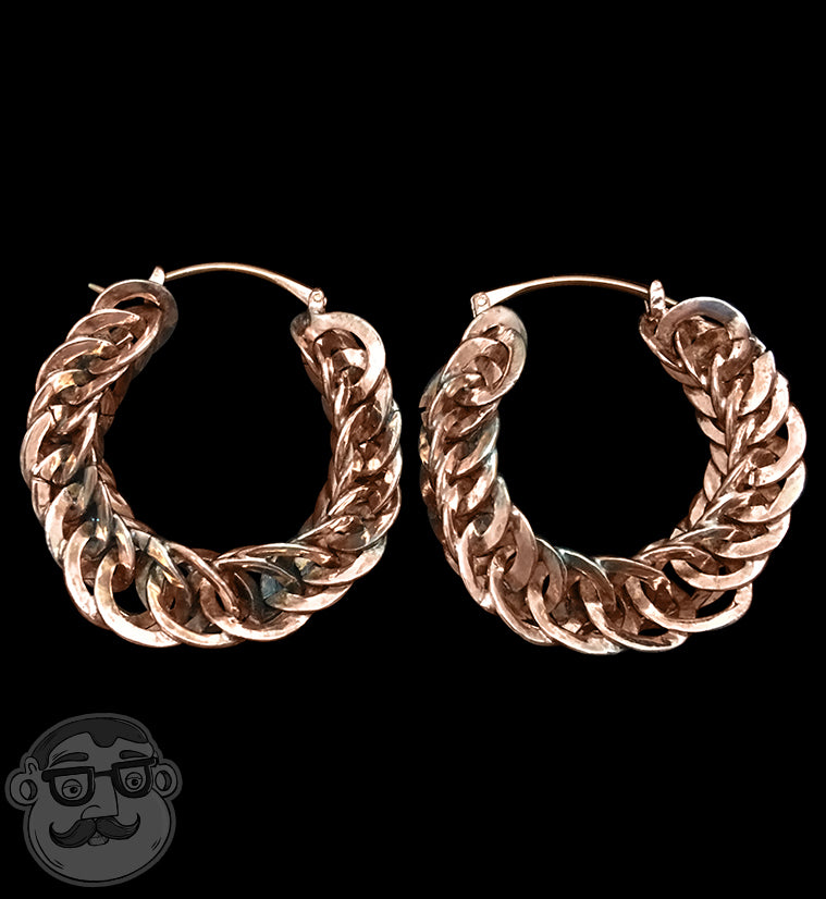 Quetzalli Copper Orion Hoops