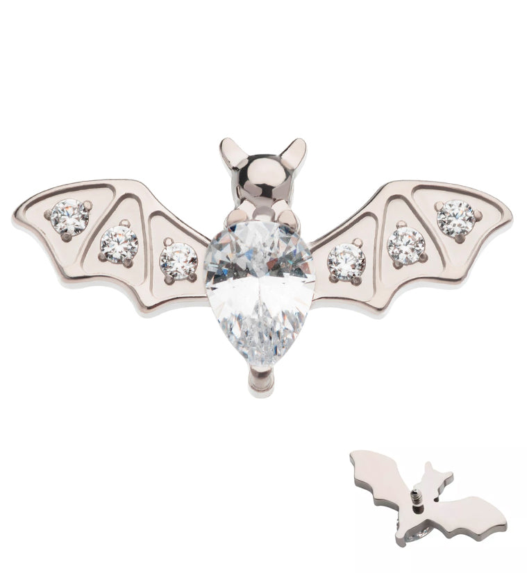 Bat CZ Internally Threaded Titanium Top