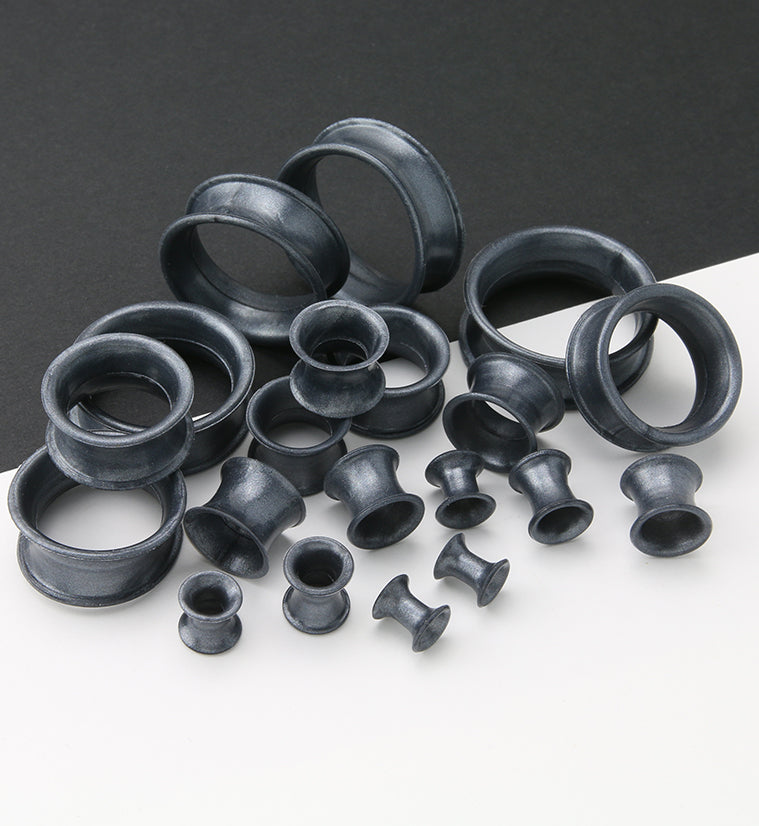 Black Metallic Ear Skins