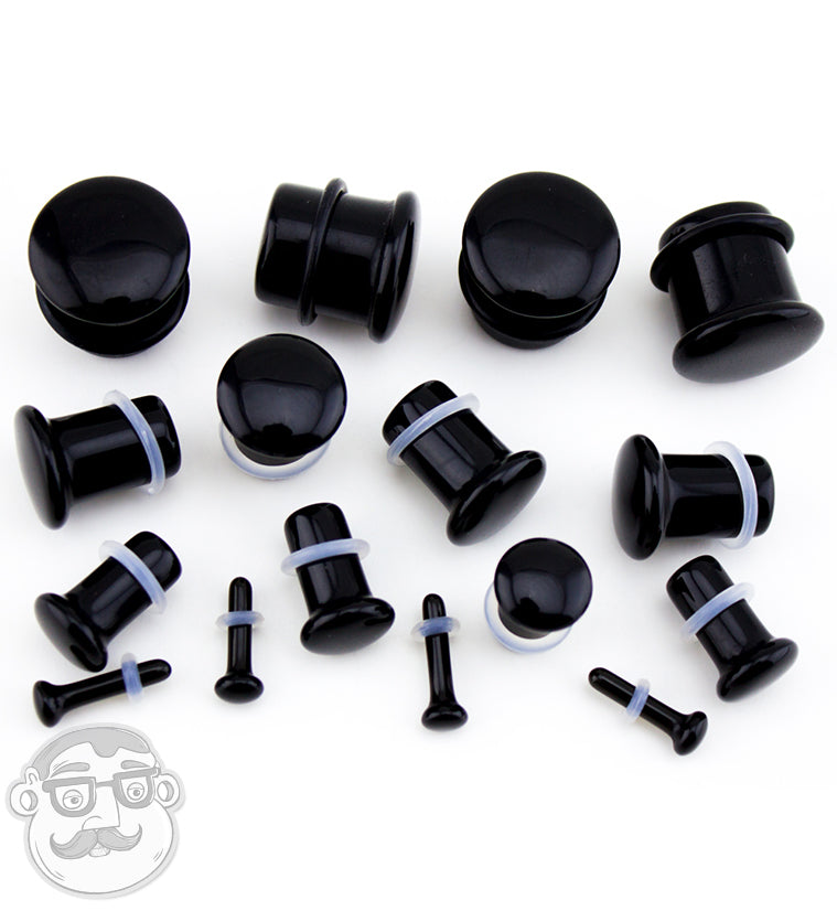 Black Obsidian Stone Plugs