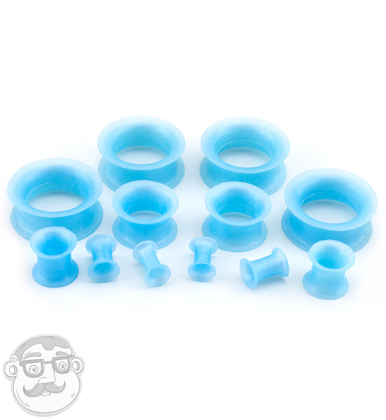 Light Blue Silicone Ear Skins