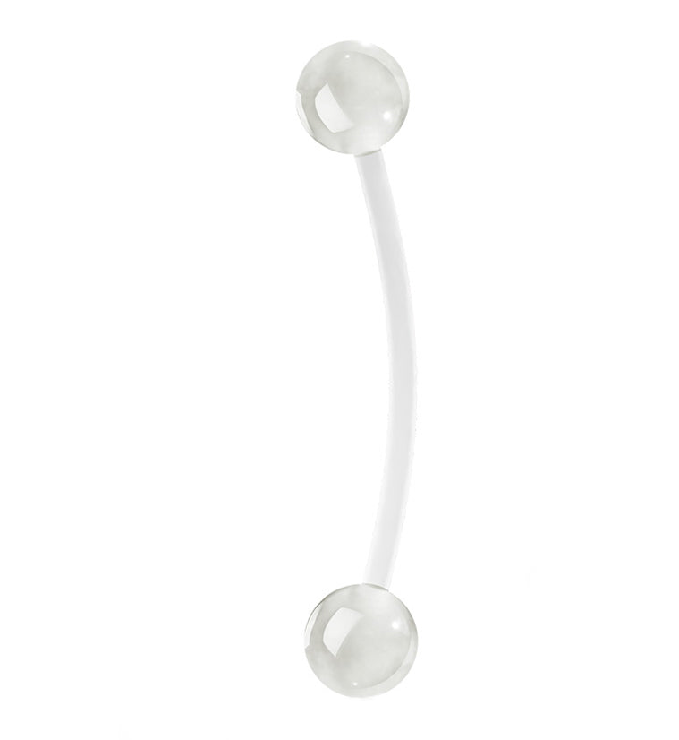 White Bioflex Glow in the Dark Barbell