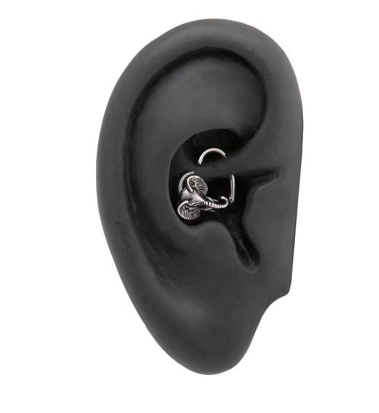 Elephant Hoop Daith Ring