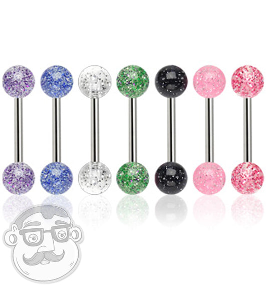 Glitter Ball Tongue Ring
