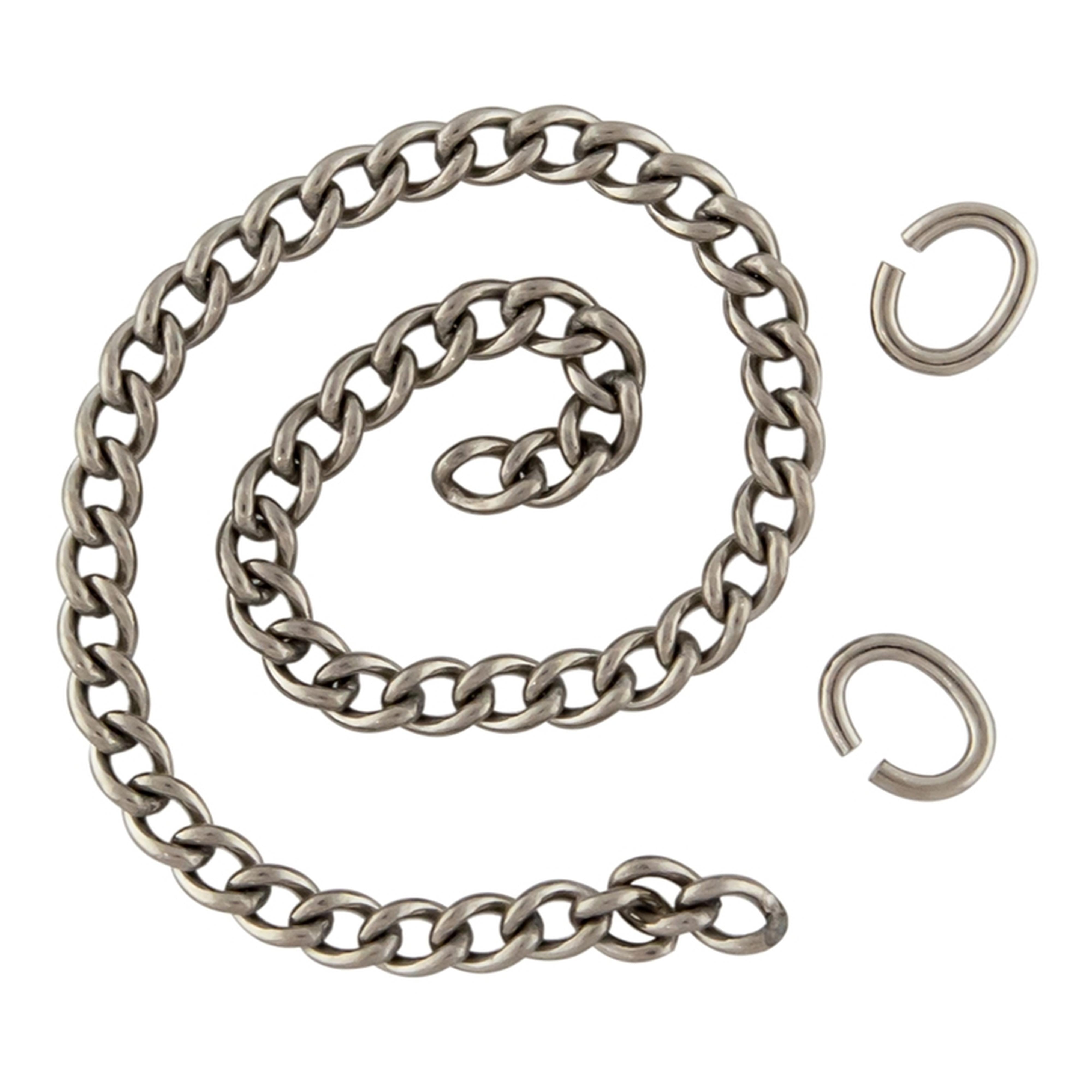3 Inch Titanium Curb Chain