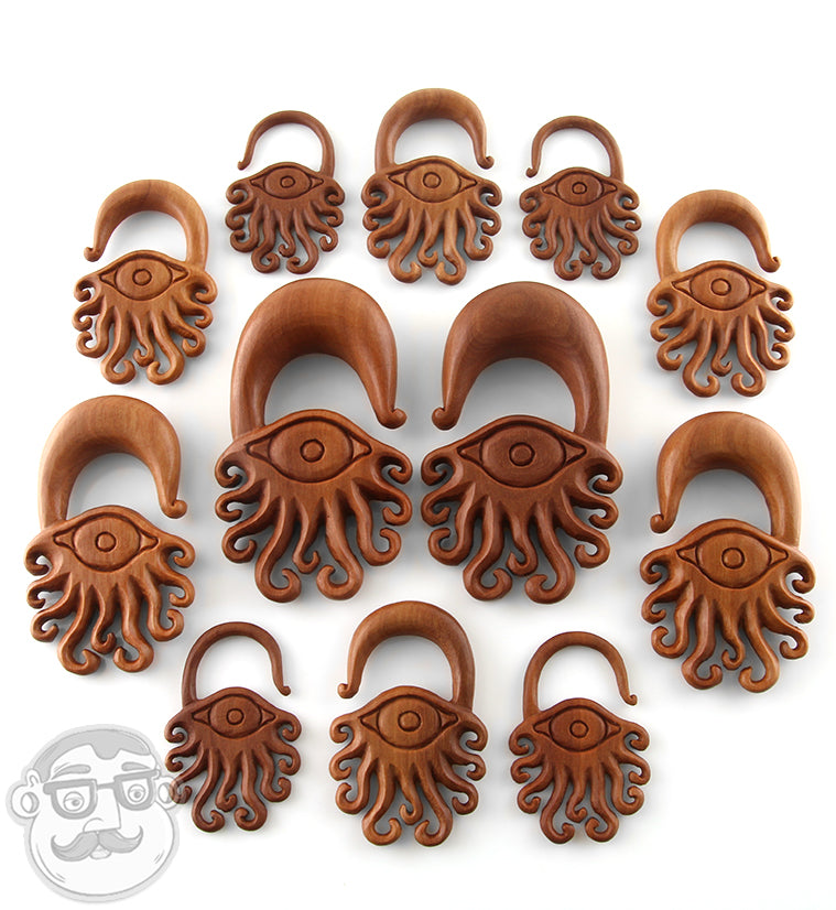 Ocular Wooden Spiral Hangers
