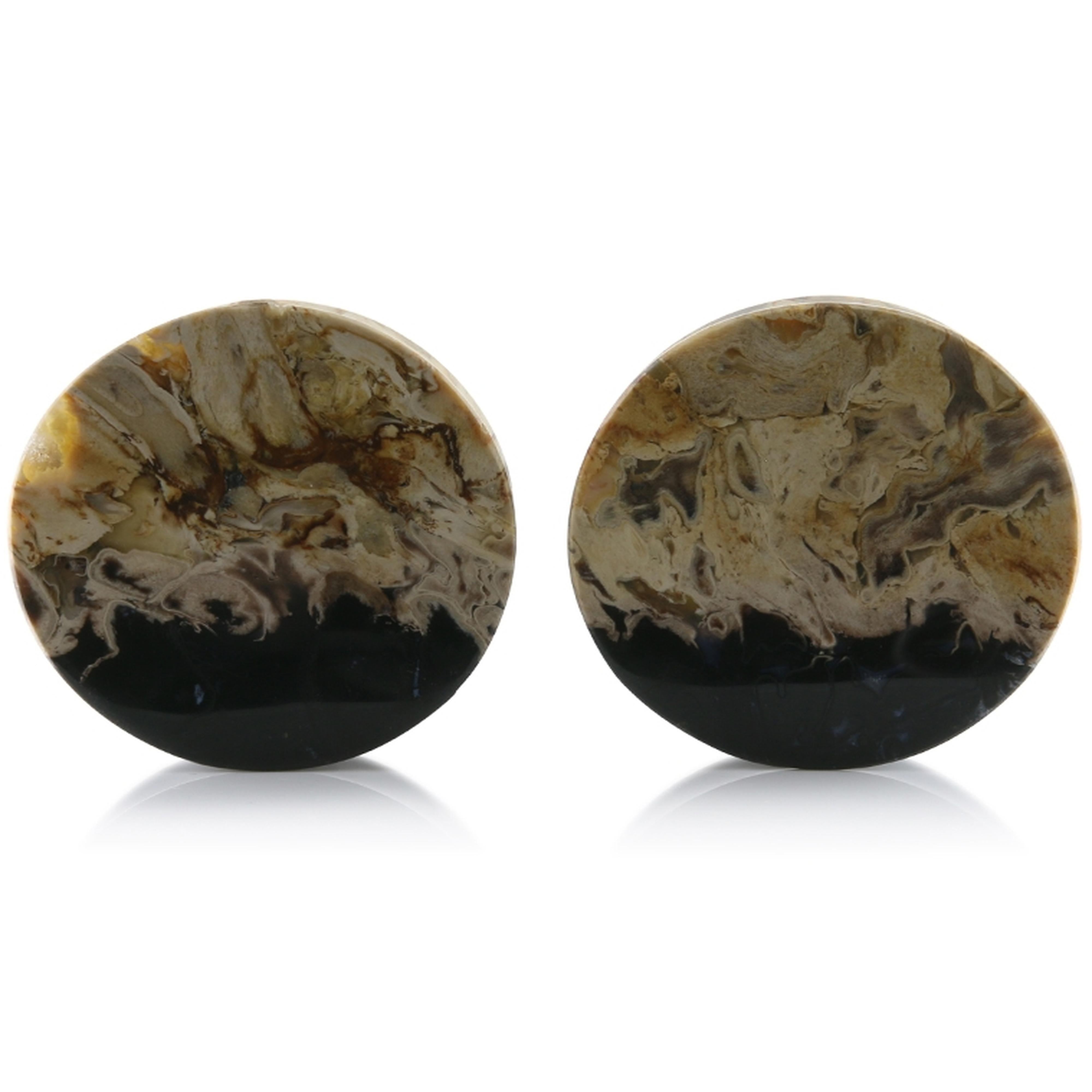 Petrified Palm Root Plugs 1 & 7/16" (36mm) Version 1
