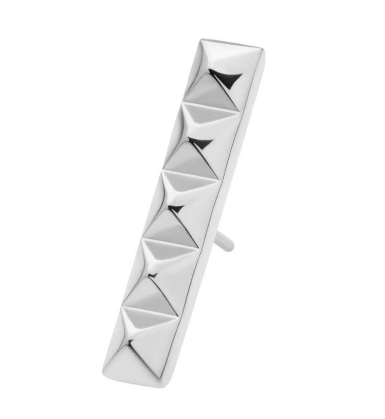 Polyhedra Stud Threadless Titanium Top