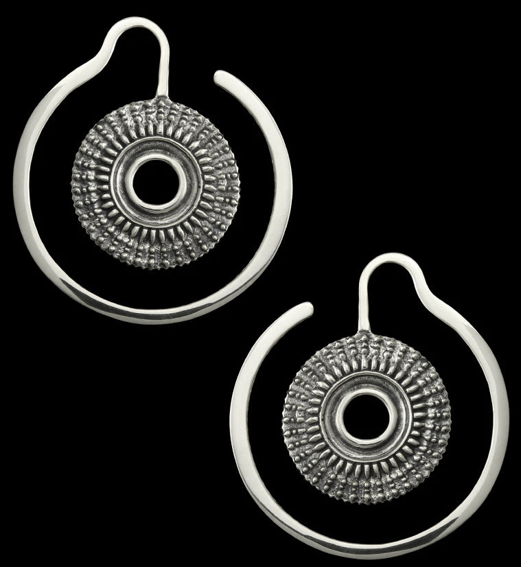 Sheath White Brass Ear Weights