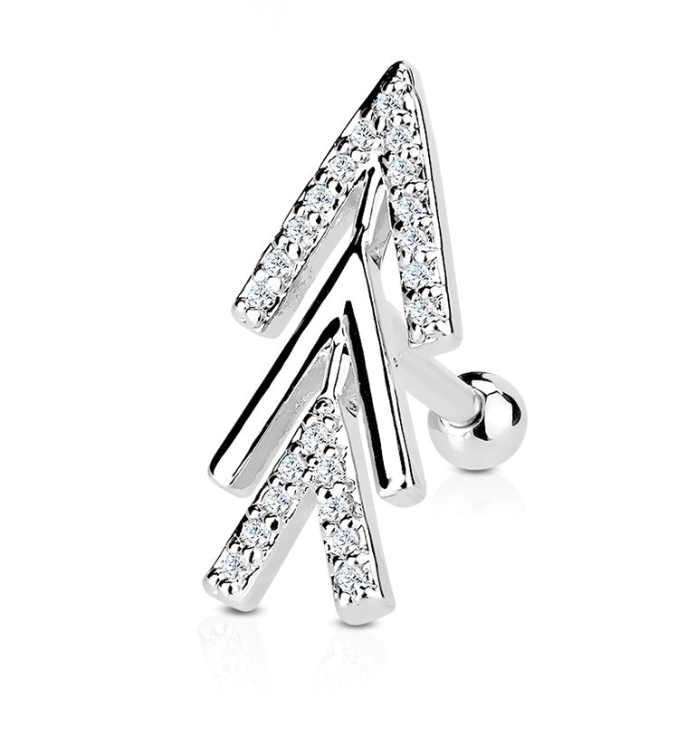 16G Triple Arrow Cartilage Barbell