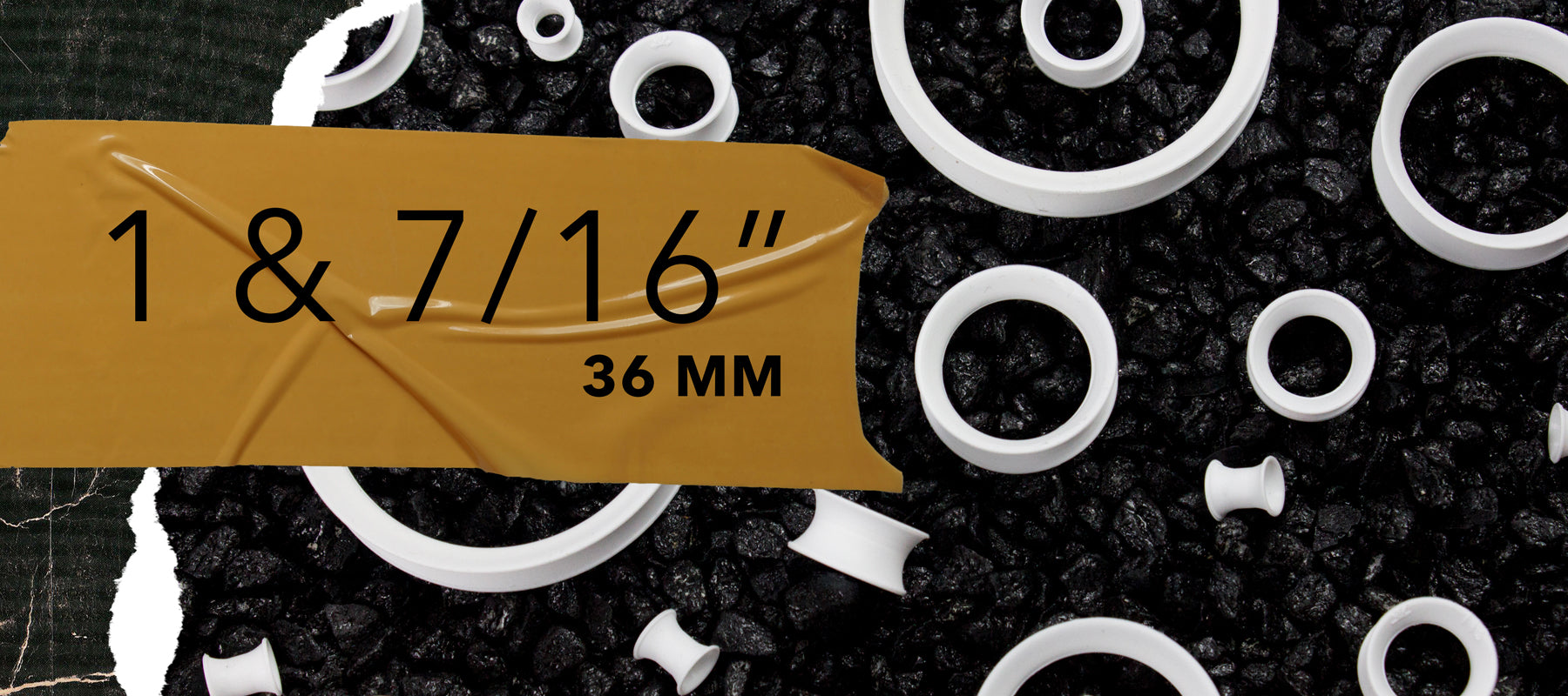 1 & 7/16" (36mm) Plugs / Gauges