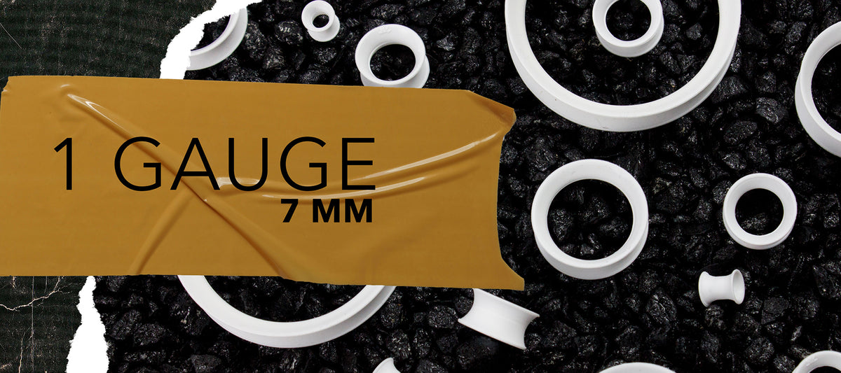 1 Gauge (7mm) Plugs / Gauges