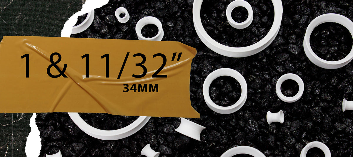 1 & 11/32" (34mm) Plugs / Gauges