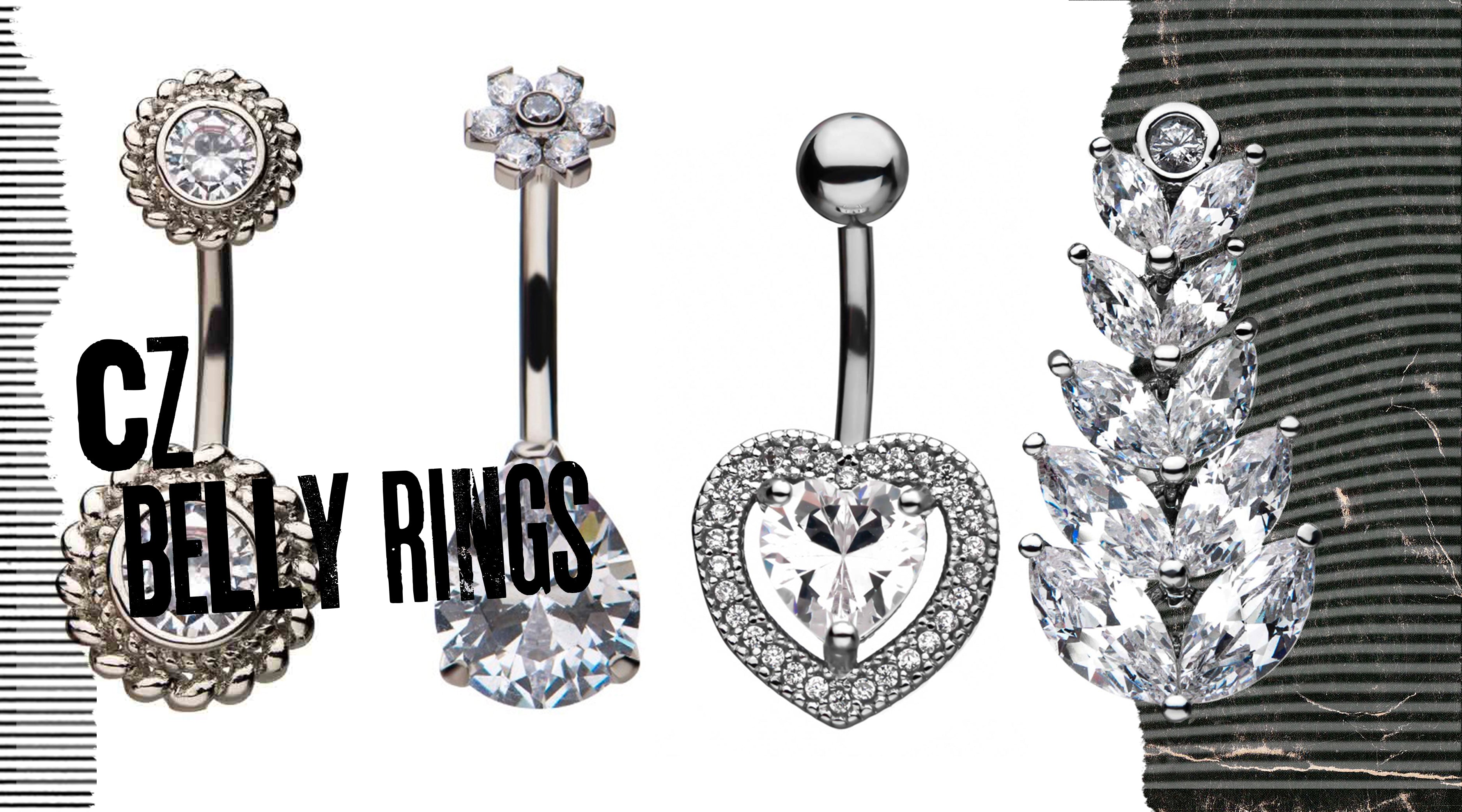 Diamond Belly Button Rings